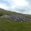 Digital photograph of panel in context with scale, from Scotland's Rock Art Project, Duncroisk 2, Glen Lochay, Stirling