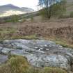 Digital photograph of panel to north, from Scotland's Rock Art Project, Falls of Lochay 1, Glen Lochay, Stirling