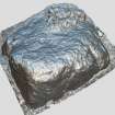 Snapshot of 3D model, from Scotland's Rock Art Project, Hill of Avochie 1, Aberdeenshire