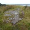 Digital photograph of panel before cleaning, from Scotland's Rock Art Project, Diamond Hill, Ayrshire
