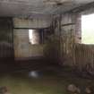 West Gun Emplacement: the interior of the crew shelter from the WNW 