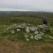 Georgina Brown plotting the eastern shieling hut by dGPS.