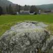 Digital photograph of rock art panel context, Scotland's Rock Art Project, Dunlichity Farm, Highland