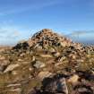 Chambered cairn, Ronas Hill, view from W