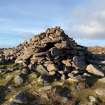 Chambered cairn, Ronas Hill, view from S