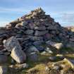 Chambered cairn, Ronas Hill, view from NE