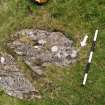 Digital photograph of panel before cleaning, from Scotland’s Rock Art Project, Cairnholy 12, Dumfries and Galloway