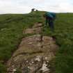 Digital photographs of rock art panel context, Scotland's Rock Art Project, High Banks 3, Dumfries and Galloway