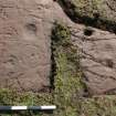Digital photograph of perpendicular to carved surface(s), from Scotland’s Rock Art Project, Townhead 18, Dumfries and Galloway