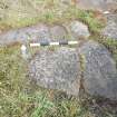 Digital photograph of panel to north, from Scotland's Rock Art Project, Lurgan Farm 5, Perth and Kinross