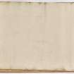 Roxburghshire, Minto House. Blank page on reverse of page 10.

