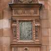 Main building. Detail of Lady Caroline Charteris Wing memorial plaque. 