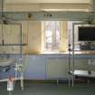 Main block. West Wing. First floor. Critical care ward. Detail of individual bay. 