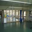 Main block. West wing First floor. Critical care ward. View from south bay looking north into main ward.