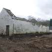 Standing Building Recording photograph, Direction to S, SW, View of E-W aligned long outbuilding, Colquhoun Arms Hotel, Luss 