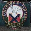 Standing Building Recording photograph, Hotel sign, Colquhoun Arms Hotel, Luss 