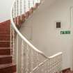 21 Millerfield Place. First floor. View of tenement stair. 