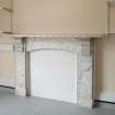 4 Rillbank Terrace. First floor. Original drawing room. Detail of marble fireplace. 