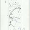 Publication drawing (Maxwell 1974 fig 1); location plan of Black Type, Fall Hill and Baitlaws. 