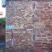 Historic building survey, SW facing elevation, measured photos 1/3, Co-op Building, West Barns, Dunbar, East Lothian