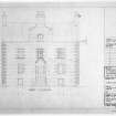 Proposed alterations of front elevation.