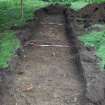 Survey photograph, Direction to SE, Trench 3 post-ex, Ardanaiseig Hotel, Loch Awe