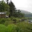 Survey photograph, Direction  to NNW, Honeymoon Lodge on shore of Loch Awe,  Ardanaiseig Hotel, Loch Awe