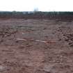 Excavation photograph, Detail S end building looking E, new Mearns Academy site, Laurencekirk, Aberdeenshire