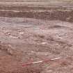 Excavation photograph, looking SSE towards porch/annexe, new Mearns Academy site, Laurencekirk, Aberdeenshire 