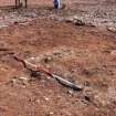 Excavation photograph, Looking NE, Porch/annexe in foreground, new Mearns Academy site, Laurencekirk, Aberdeenshire 