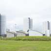 General view from east showing (L-R) Bayview Court, Northsea Court, Aulton Court, Beachview Court. 