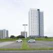 General view from east showing (L-R) Bayview Court, Seaview House, Seaton House, Northsea Court, Aulton Court.