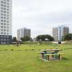 General view from north east showing (L-R) Northsea Court, Seaview House, Seaton House, Aulton Court. 