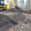 Evaluation photograph, Looking N towards trench 3 from trench 5, Proposed play area, Brodie Castle, Moray