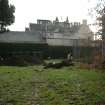 Evaluation photograph, Looking S towards Trench 1, Proposed play area, Brodie Castle, Moray