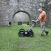 Survey photograph, Rose Geophysical Surveys using GPR in Old Parish Church, Old Deer