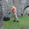 Survey photograph, Rose Geophysical Surveys using GPR in Old Parish Church, Old Deer