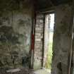 Survey photograph of Swirls, interior of Building 1, E byre, Blairs College and Estate