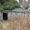 Survey photograph of Gardeners Cottage, E wall, Blairs College and Estate 