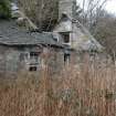 Survey photograph of Gardeners Cottage, E wall N end, Blairs College and Estate 