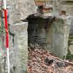 Survey photograph of Gardeners Cottage, wash house and detail of fireplace Blairs College and Estate 