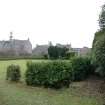 Survey photograph of Garden, View of formal garden looking E to Old Chapel, Blairs College and Estate 