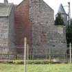 Survey photograph of Menzies House, E end blocked off after demolition E wing, Blairs College and Estate 