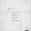 Publication drawing: plan of fort, Rangecastle (RCAHMS 1920, fig. 38)