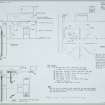 1 Sheet - site sketches of water wheel and mill machinery