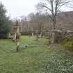 General view to north-west corner of burial ground