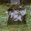 Detail of example gravemarker