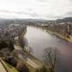 Roofscape general view showing River Ness looking south