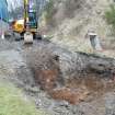 Archaeological evaluation photograph, Trench 4,  Natural subsoil at SE End, Stoneywood Paper Mill, Aberdeen