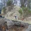 Archaeological evaluation photograph, Trench 4,  Natural subsoil at SE End, Stoneywood Paper Mill, Aberdeen